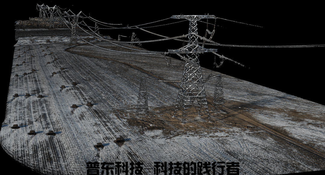 雪(xuě)後某 500kV 輸電(diàn)線(xiàn)路建模效果